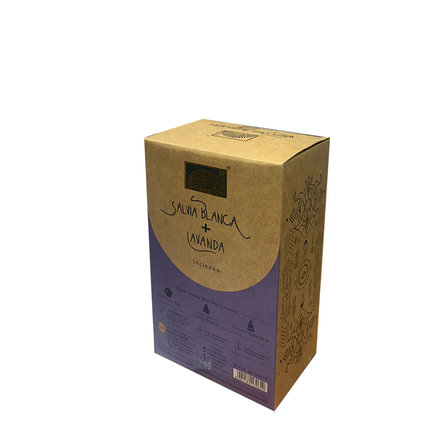Incienso Yatra Naturals Salvia Blanca & Lavanda 15gr 4