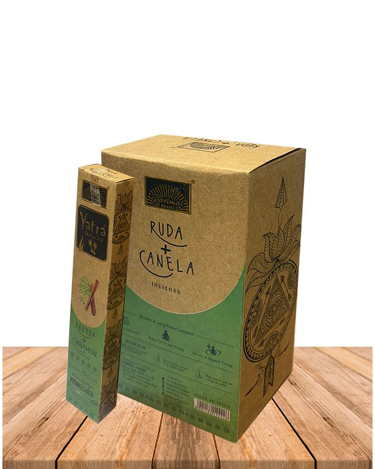 Incienso Yatra Naturals Ruda Canela 15gr