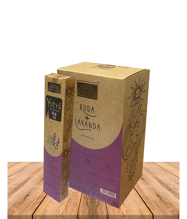 Incienso Yatra Naturals Ruda Lavanda 15gr