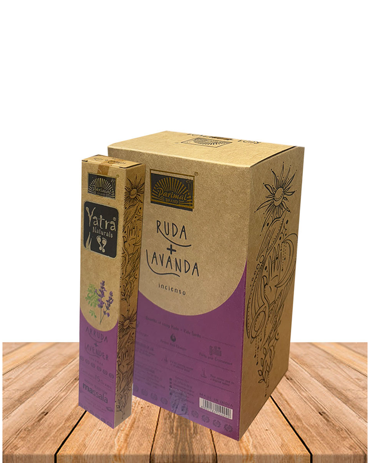 Incienso Yatra Naturals Ruda Lavanda 15gr