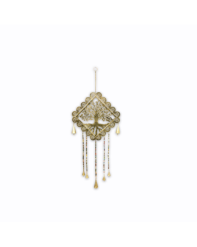 Campana De Viento Árbol Cuadrado  12"  VDQ20-084