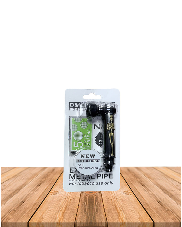 Set Pipa Metálica Esqueleto + Rejilla DK8159H