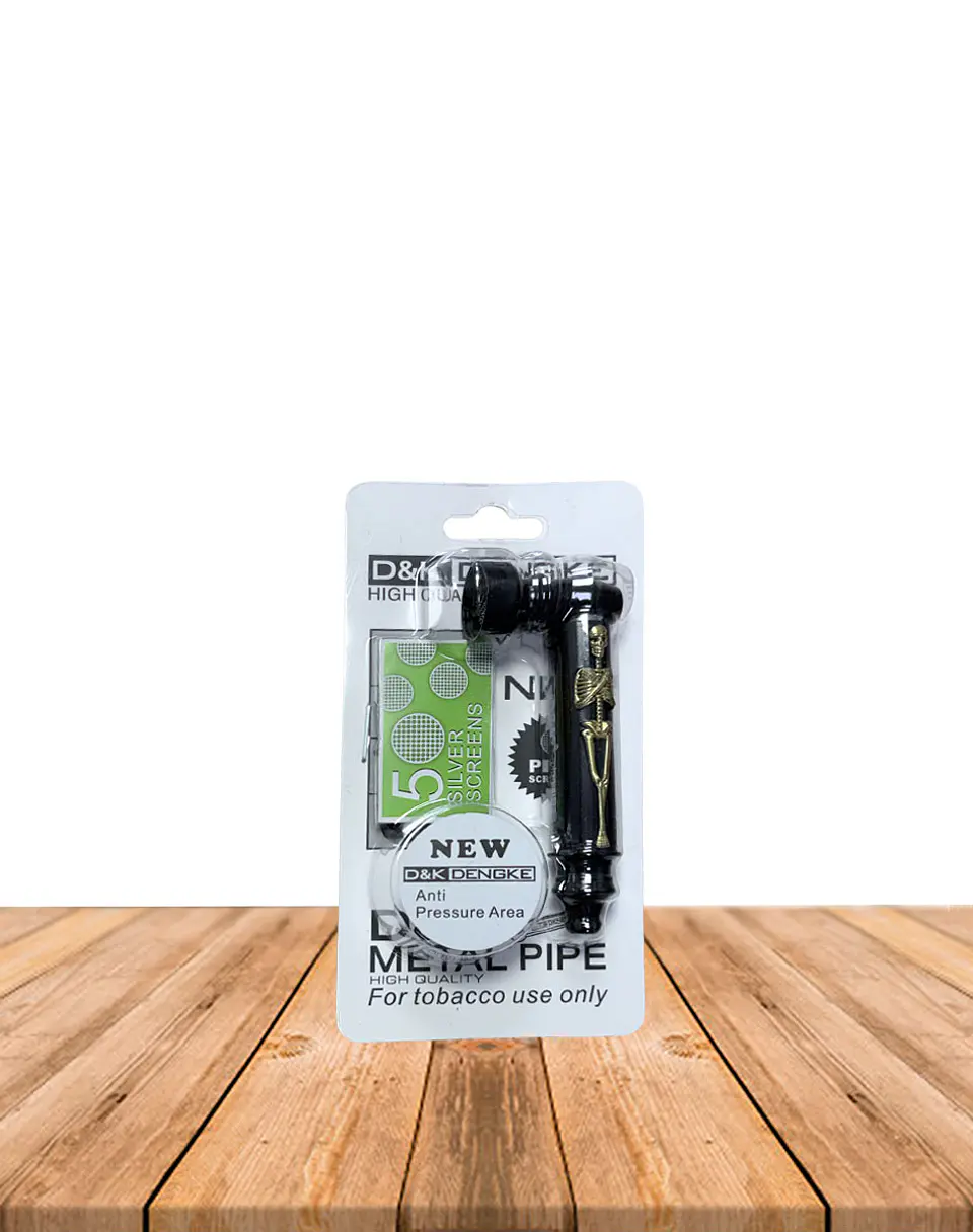 Set Pipa Metálica Esqueleto + Rejilla DK8159H 2