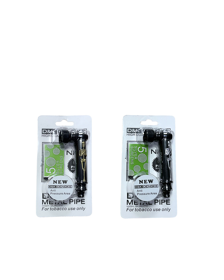 Set Pipa Metálica Esqueleto + Rejilla DK8159H