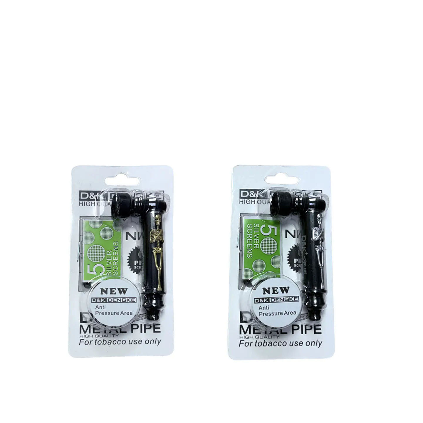 Set Pipa Metálica Esqueleto + Rejilla DK8159H 3