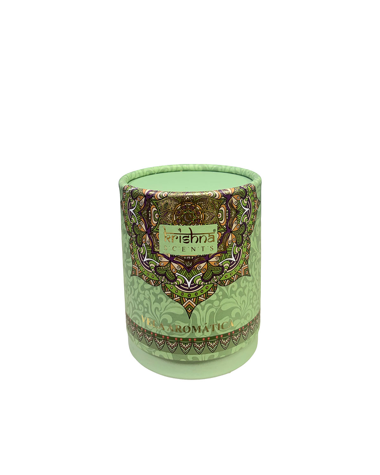Vela Aromática  Krishna 120 GR - Eucalipto Menta