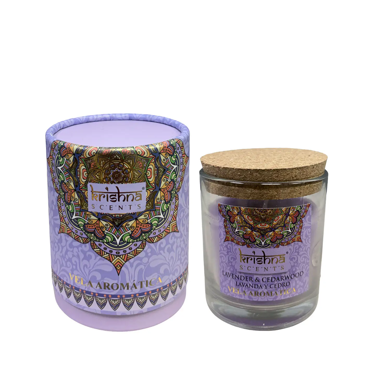 Vela Aromática Krishna 120 GR - Lavanda Cedro 2