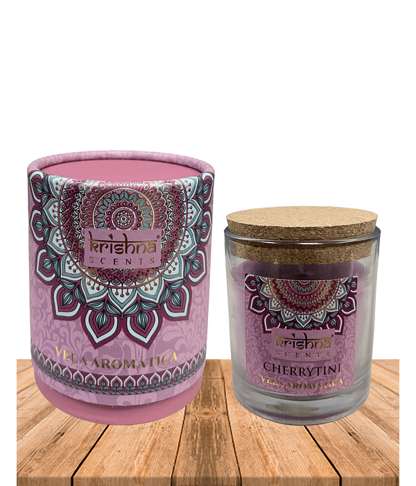 Vela Aromática  Krishna 120 GR - Cherrytini