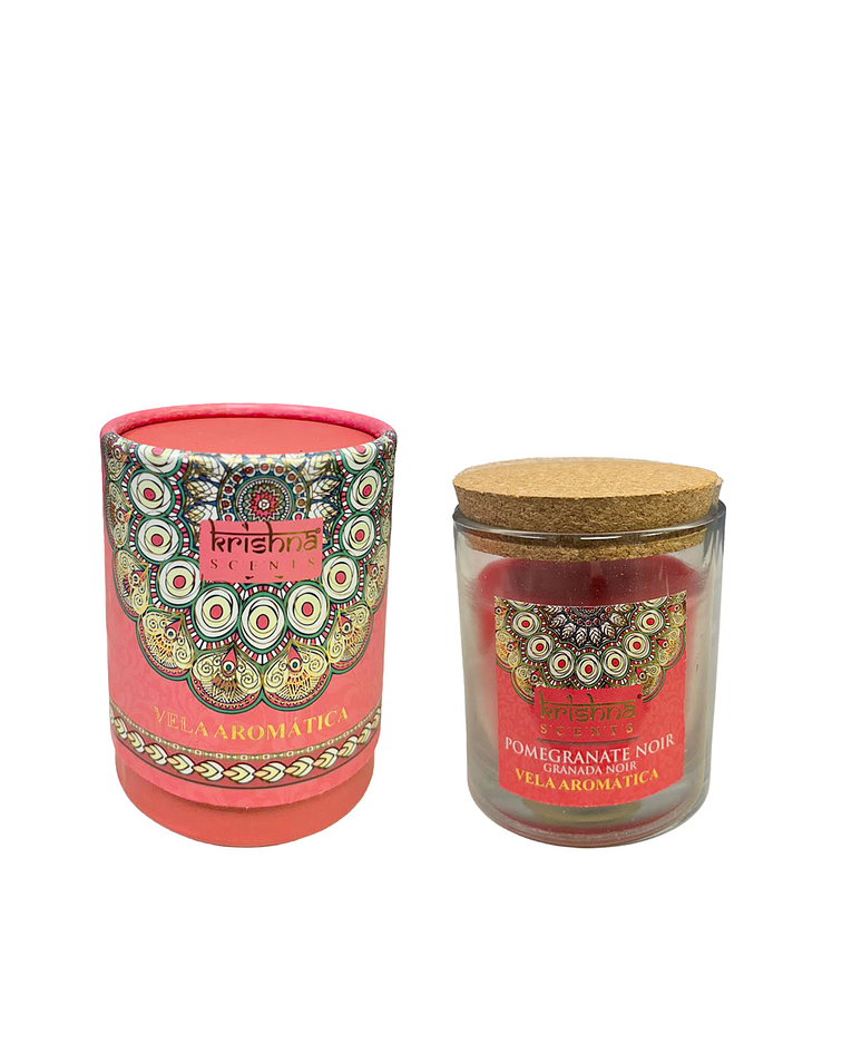Vela Aromática  Krishna 120 GR - Granada noir