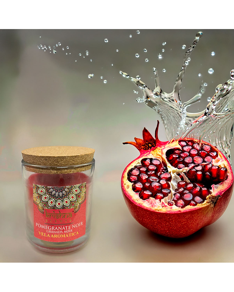 Vela Aromática  Krishna 120 GR - Granada noir