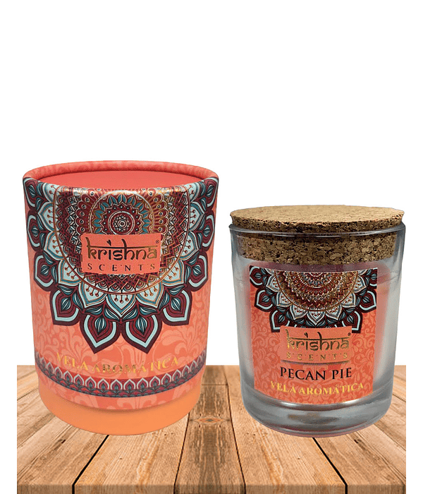 Vela Aromática  Krishna 120 GR - Pecan Pie