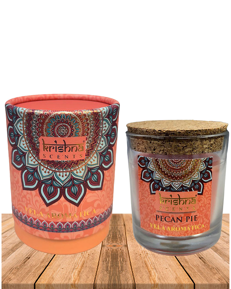 Vela Aromática  Krishna 120 GR - Pecan Pie