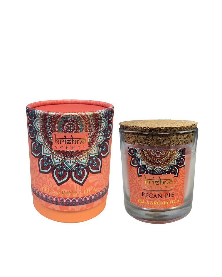 Vela Aromática  Krishna 120 GR - Pecan Pie