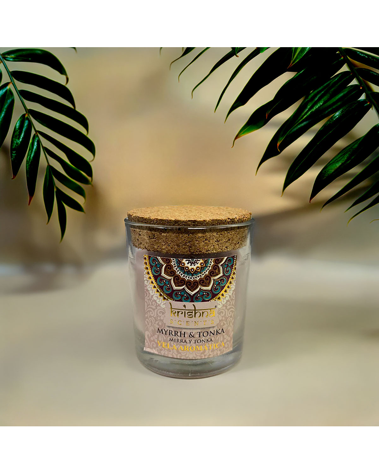 Vela Aromática  Krishna 120 GR - Mirra y Tonka