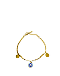 Brazalete de Acero inoxidable Tercer Ojo Dorado.