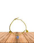 Brazalete de Acero inoxidable Tercer Ojo Dorado.