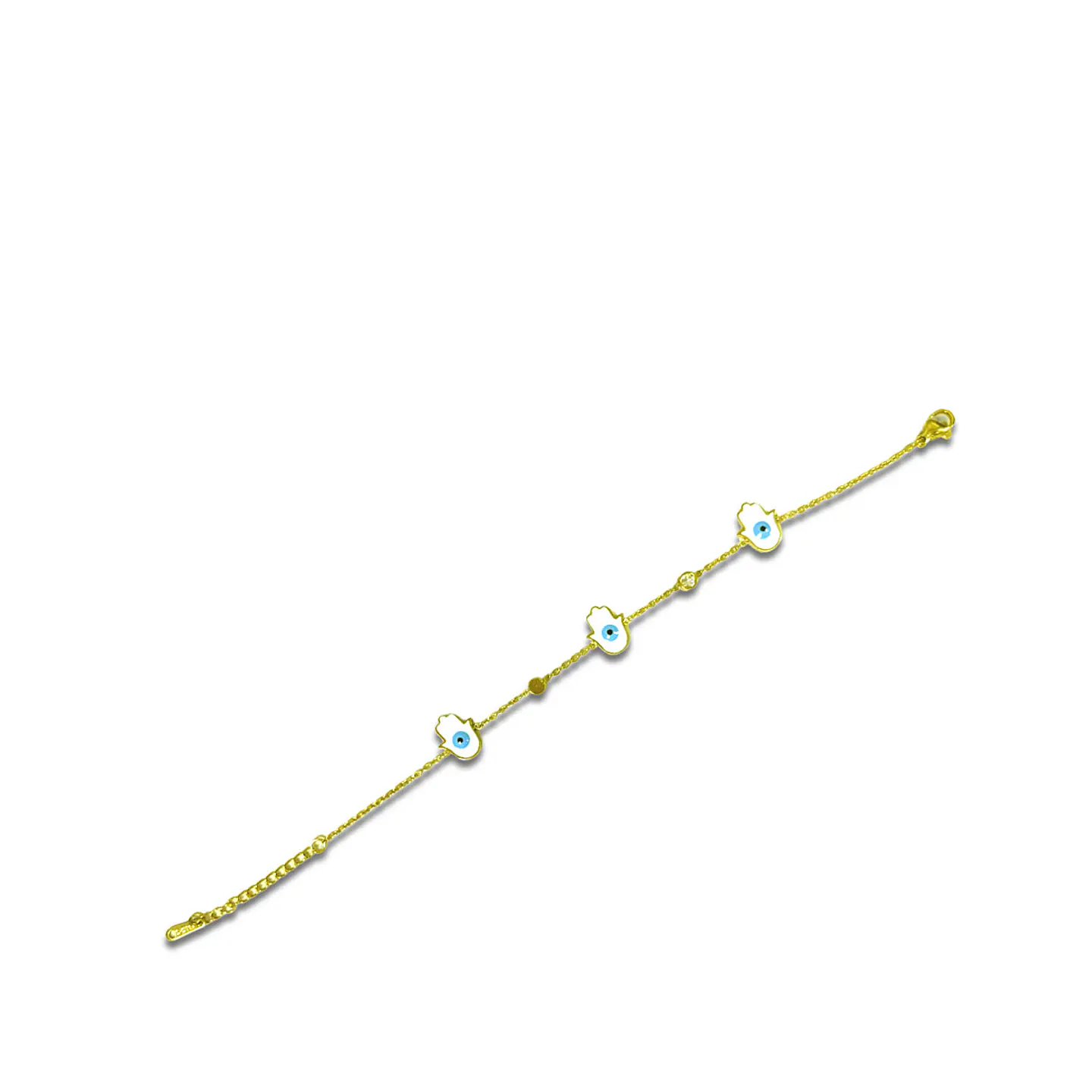 Brazalete / Tobillera de Acero inoxidable Mano de Fatima. 5