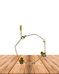 Brazalete  / Tobillera de Acero inoxidable- Dorado Tercer Ojo