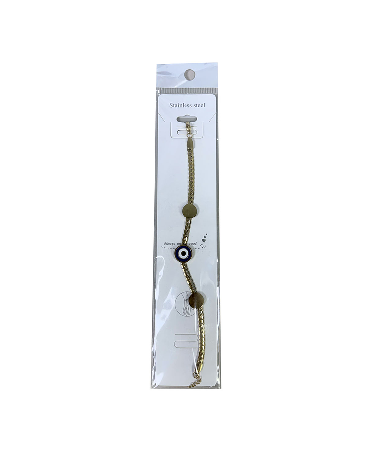 Brazalete / Tobillera de Acero inoxidable Cadena Gruesa