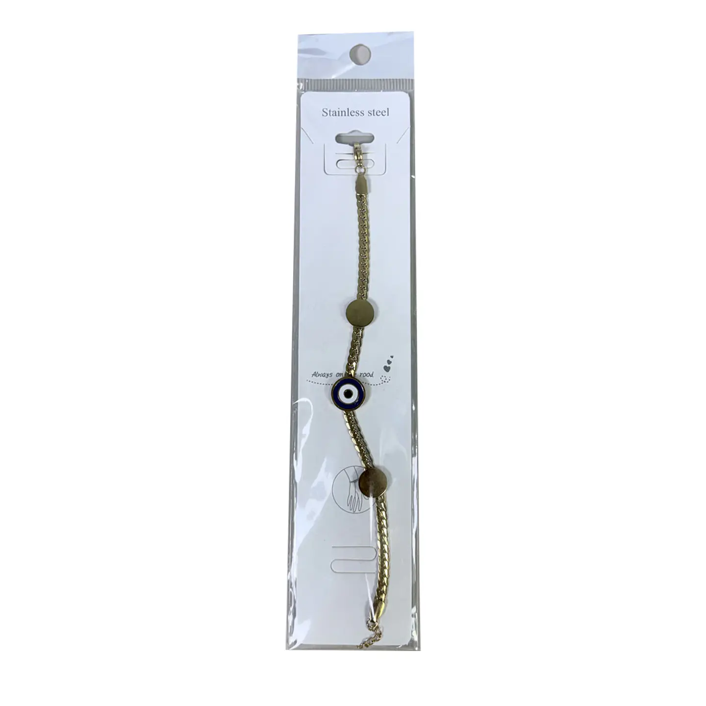 Pulsera / Tobillera de Acero inoxidable Cadena Gruesa 6