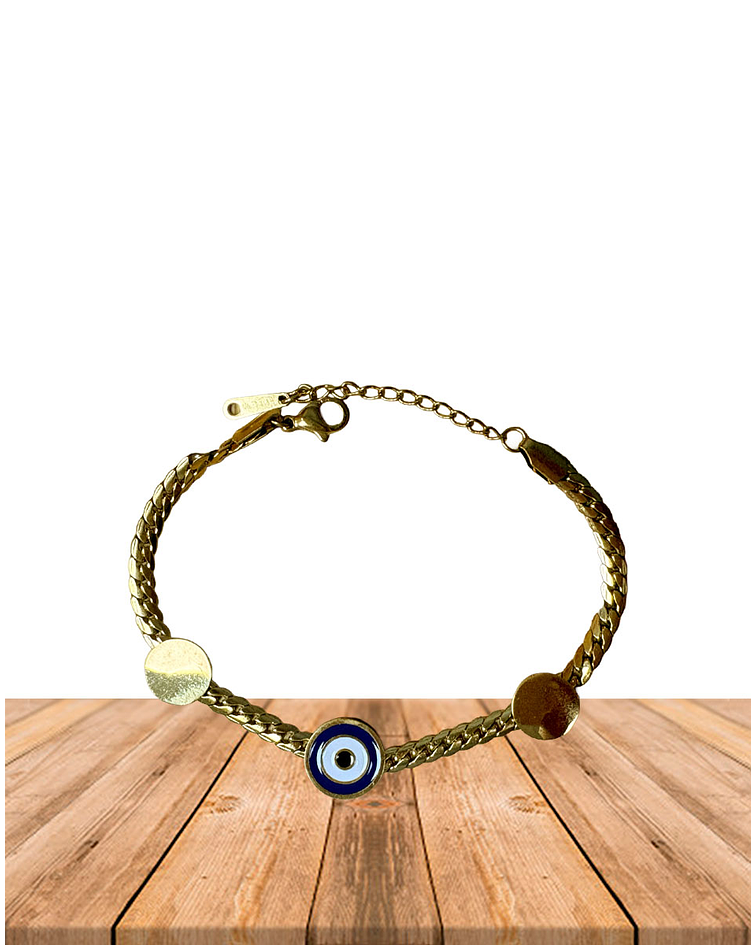 Brazalete / Tobillera de Acero inoxidable Cadena Gruesa