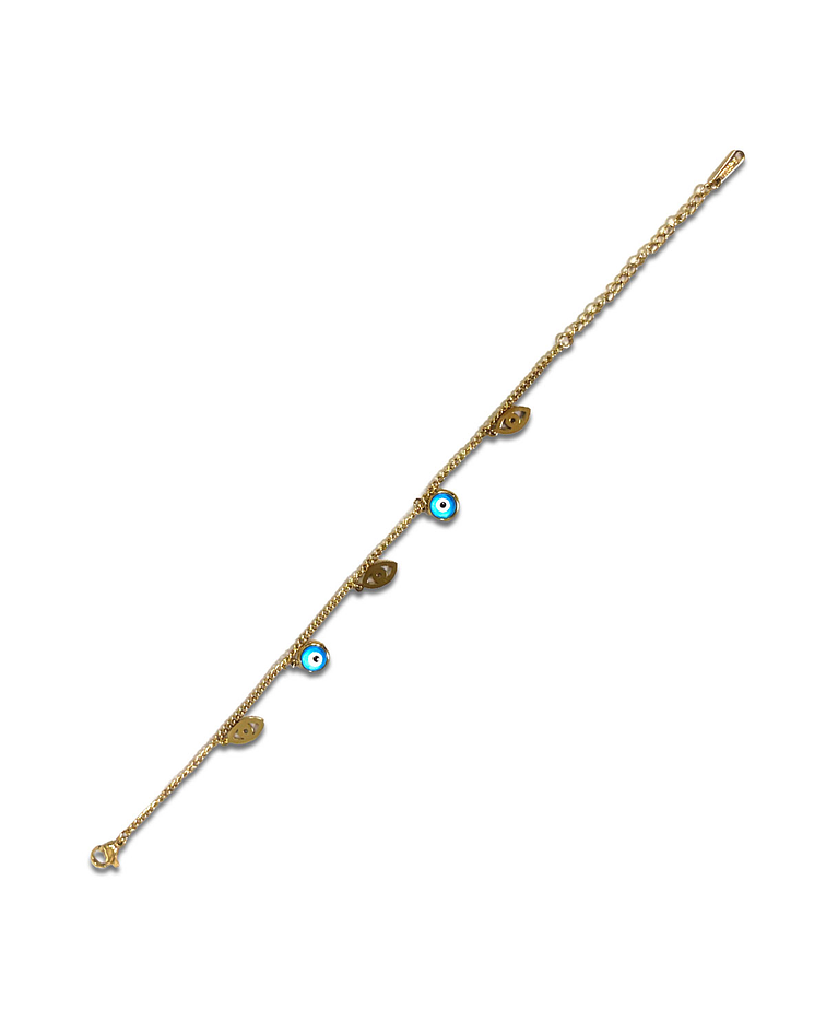 Brazalete / Tobillera de Acero inoxidable dijes 