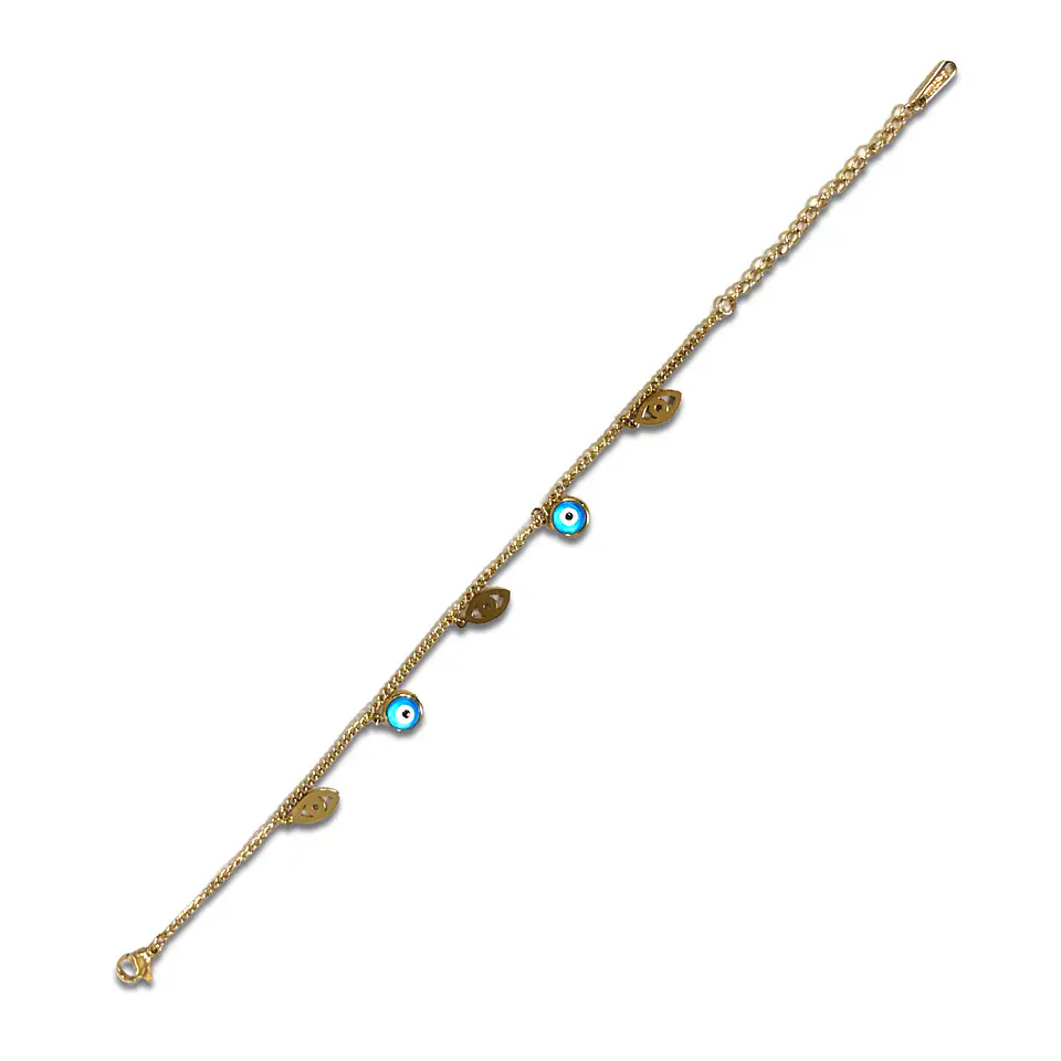Brazalete / Tobillera de Acero inoxidable dijes  4