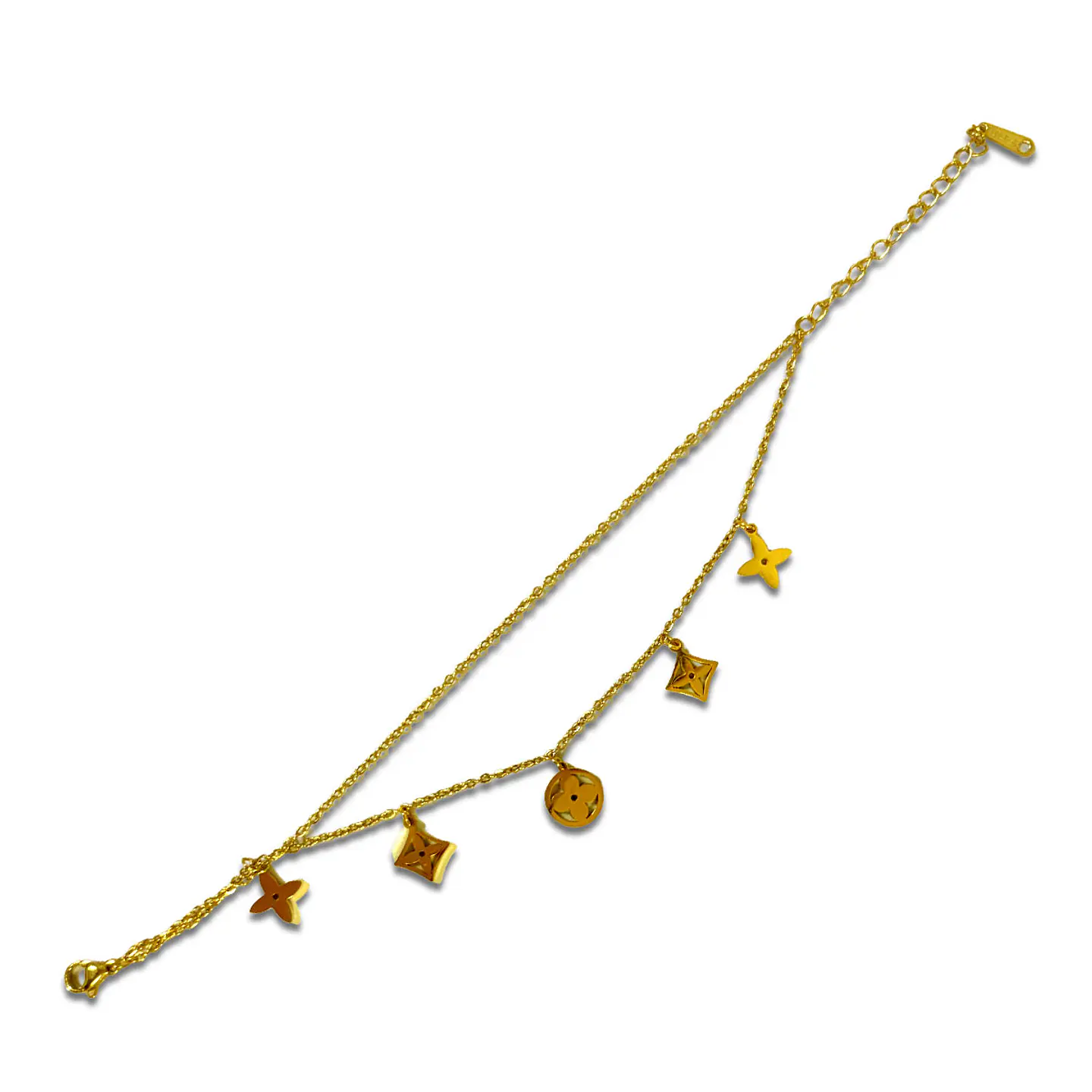 Brazalete de Acero inoxidable línea doble  5