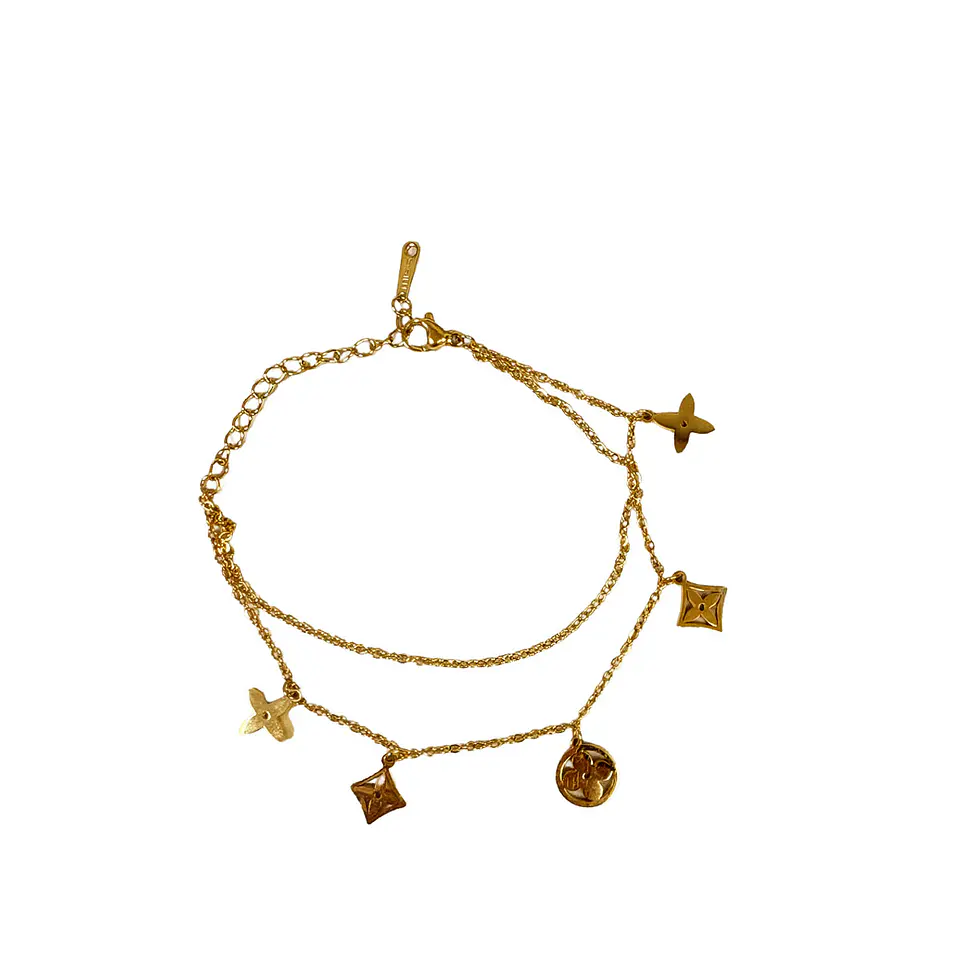 Brazalete de Acero inoxidable línea doble  4