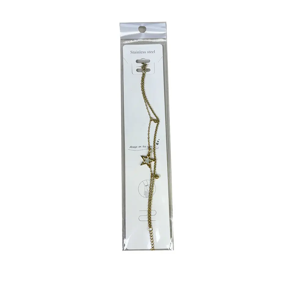 Brazalete / Tobillera de Acero inoxidable dijes  5