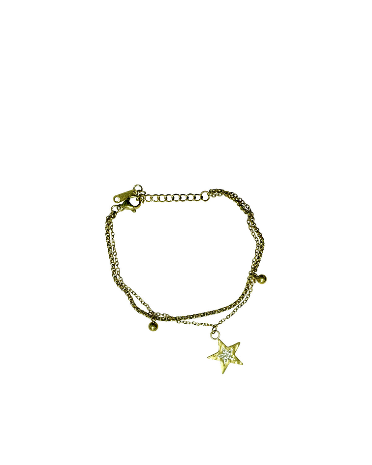 Brazalete / Tobillera de Acero inoxidable dijes 