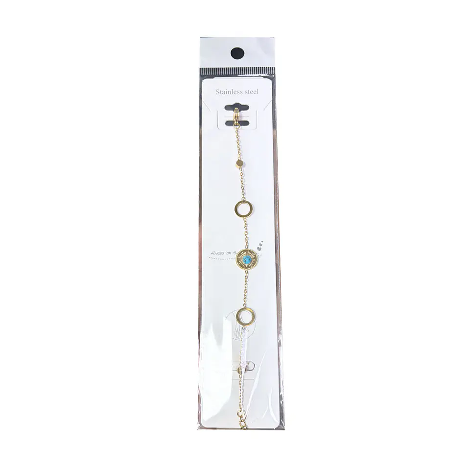 Brazalete / Tobillera de Acero inoxidable dijes 5