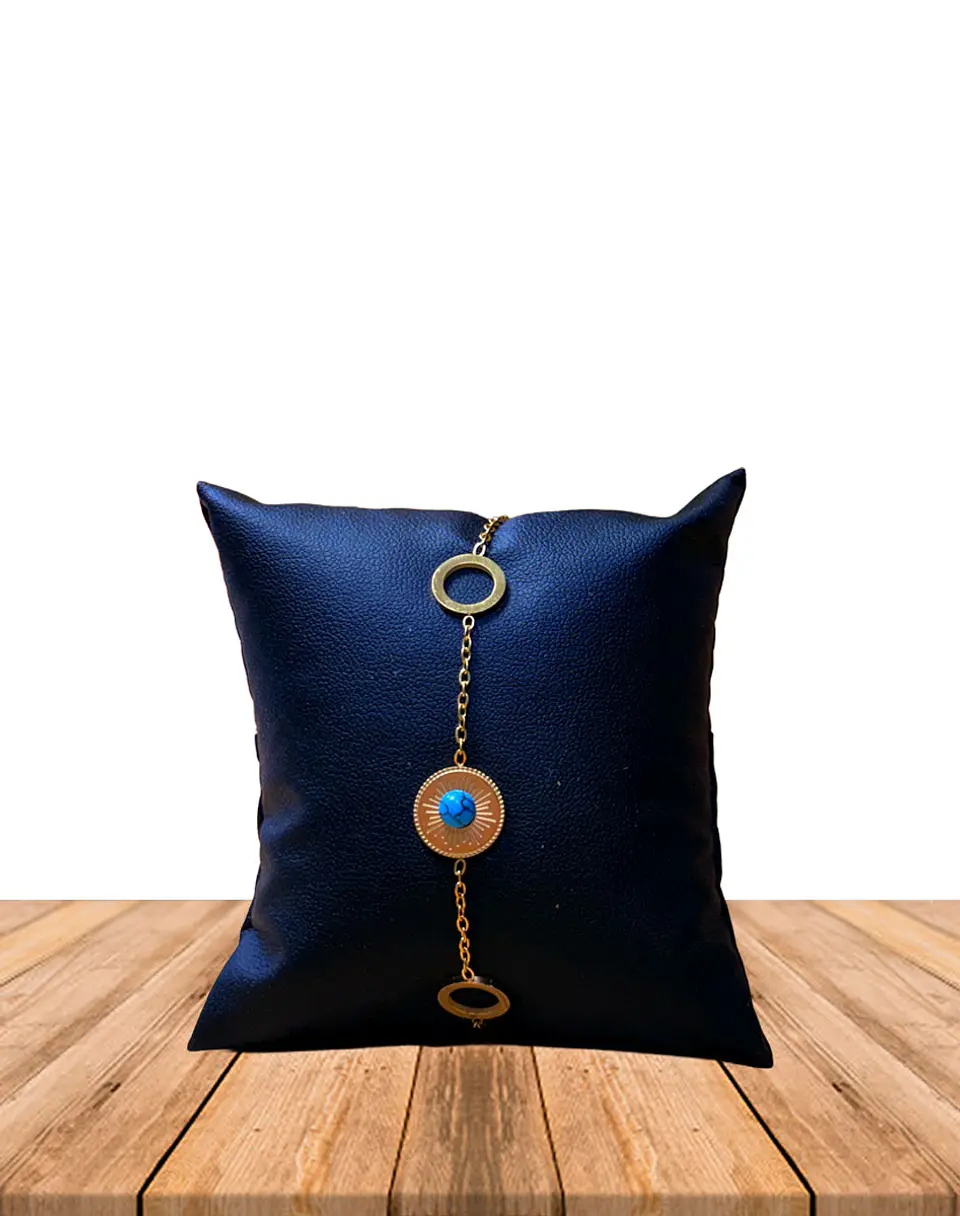 Brazalete / Tobillera de Acero inoxidable dijes 1