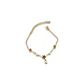 Brazalete / Tobillera de Acero inoxidable dijes-estrella y perlas - Miniatura 3