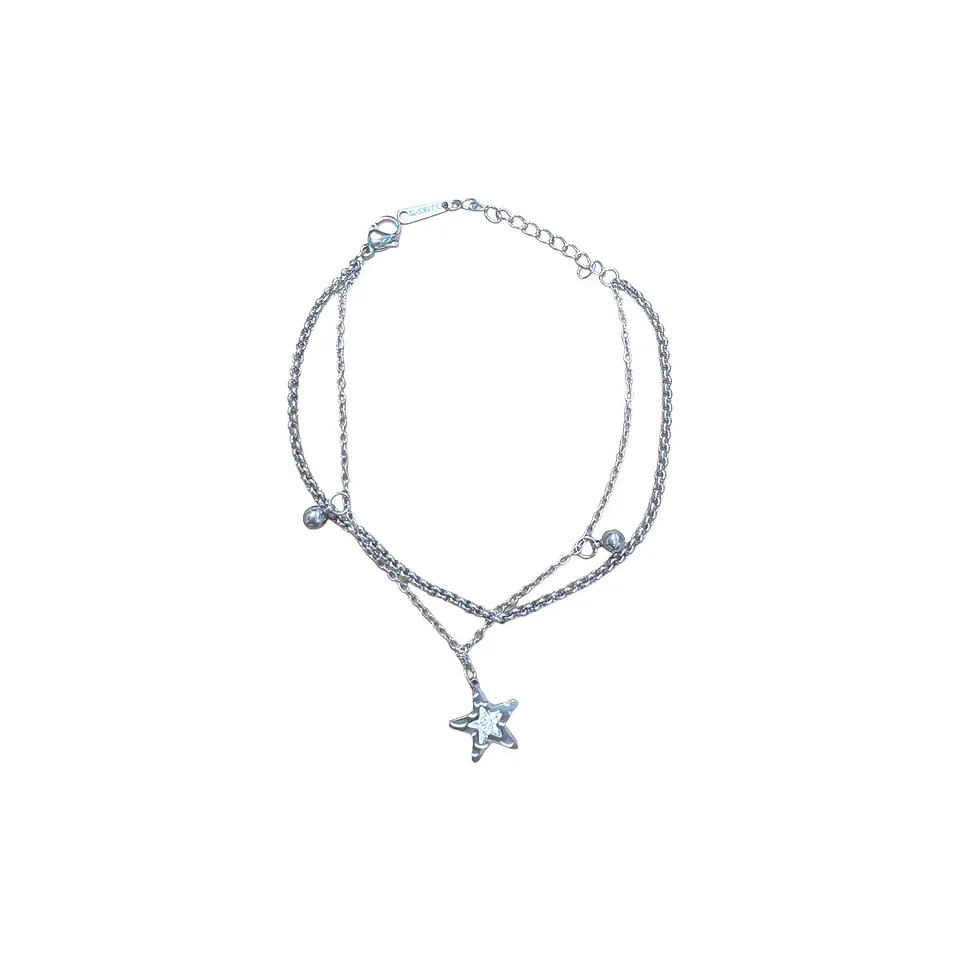 Brazalete / Tobillera de Acero inoxidable dijes  7