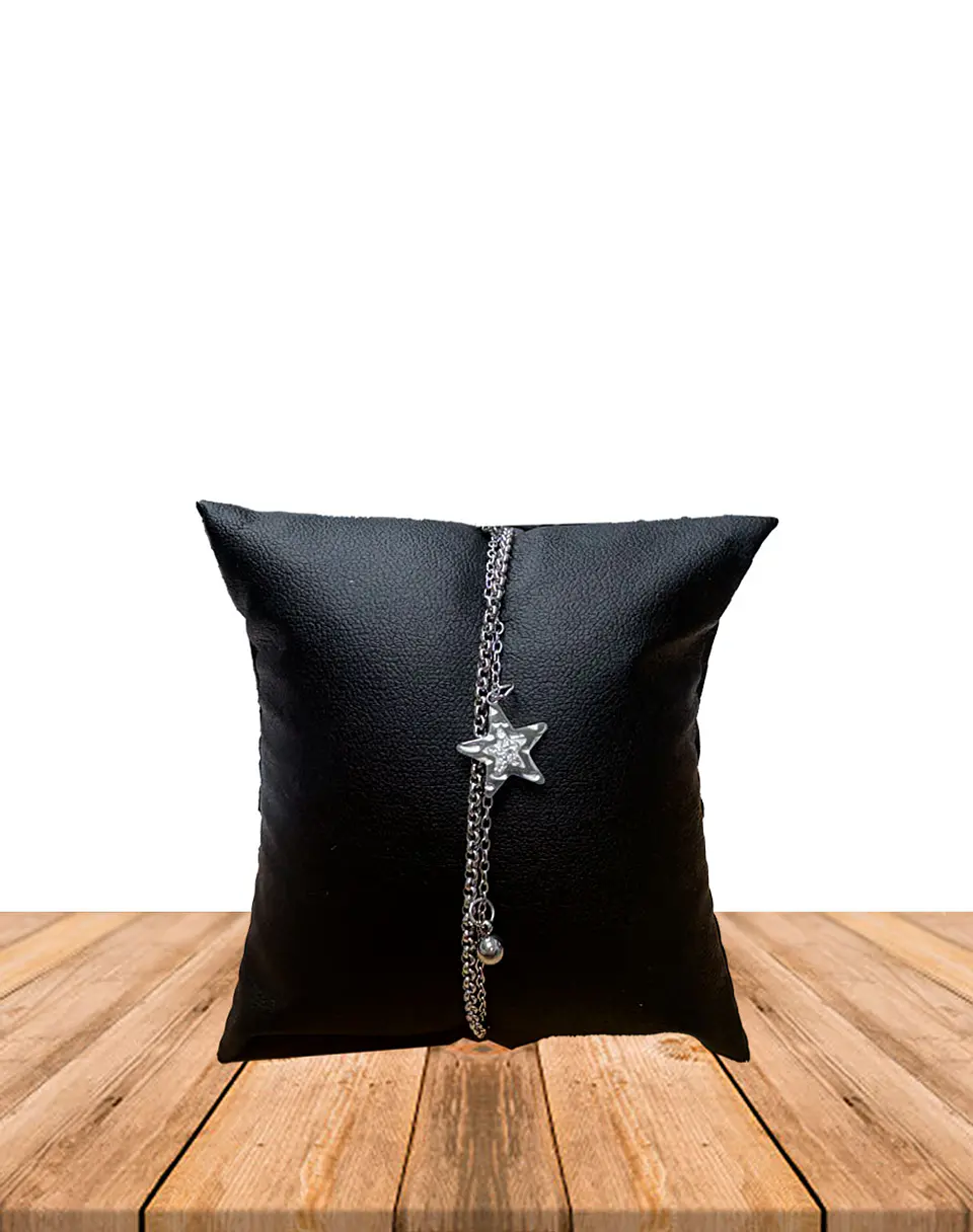 Brazalete / Tobillera de Acero inoxidable dijes  2