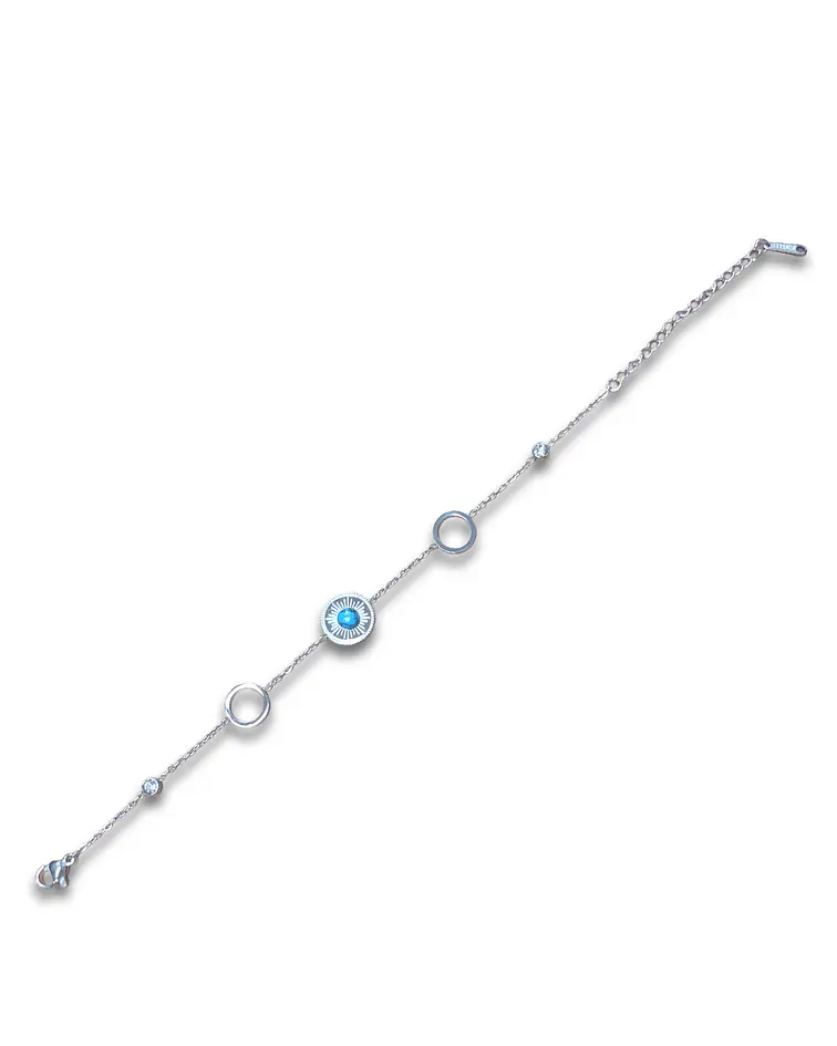 Brazalete / Tobillera de Acero inoxidable dijes