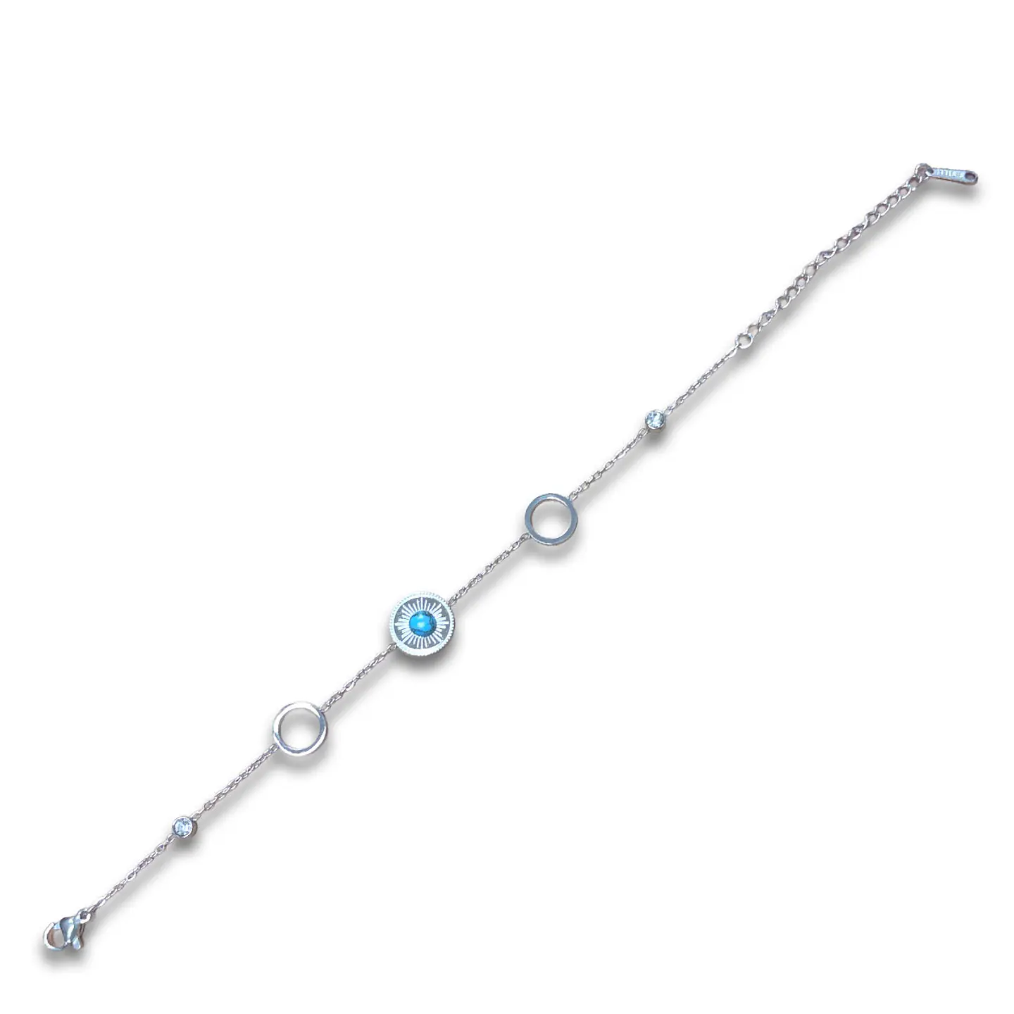 Brazalete / Tobillera de Acero inoxidable dijes 6