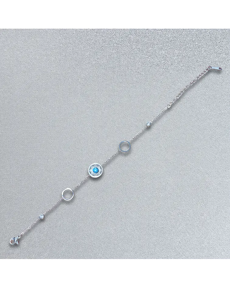 Brazalete / Tobillera de Acero inoxidable dijes