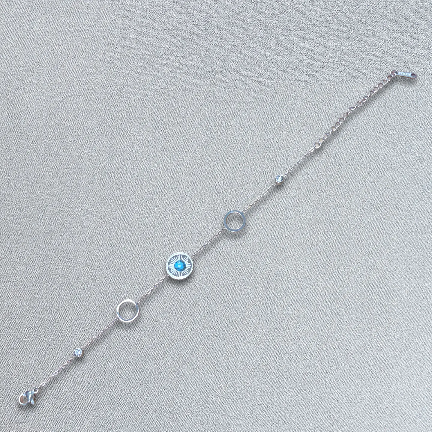 Brazalete / Tobillera de Acero inoxidable dijes 9