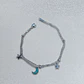 Brazalete / Tobillera de Acero inoxidable dijes-luna y estrella - Miniatura 10
