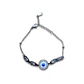 Brazalete de Acero inoxidable tercer ojo y diamantes - Miniatura 7