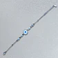 Brazalete de Acero inoxidable tercer ojo y diamantes - Miniatura 9