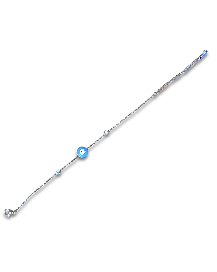 Brazalete / Tobillera de Acero inoxidable Tercer ojo delgado