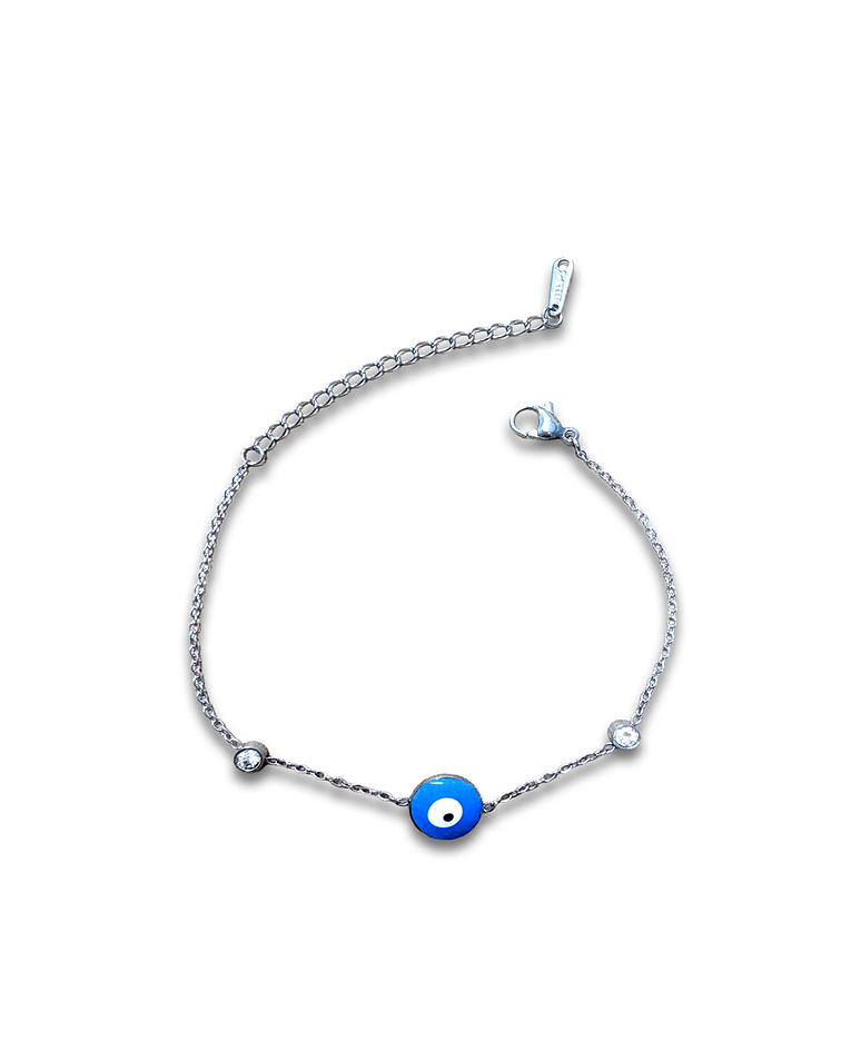 Brazalete / Tobillera de Acero inoxidable Tercer ojo delgado