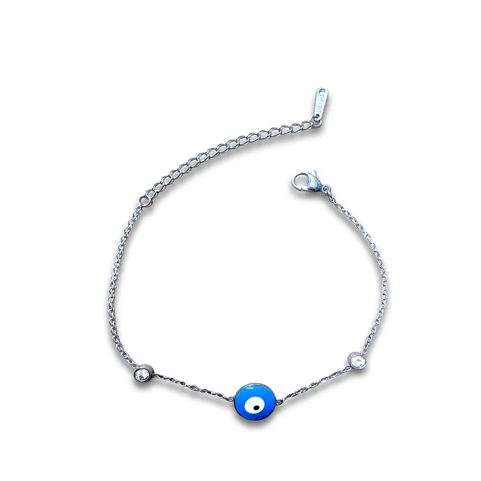 Brazalete / Tobillera de Acero inoxidable Tercer ojo delgado 7