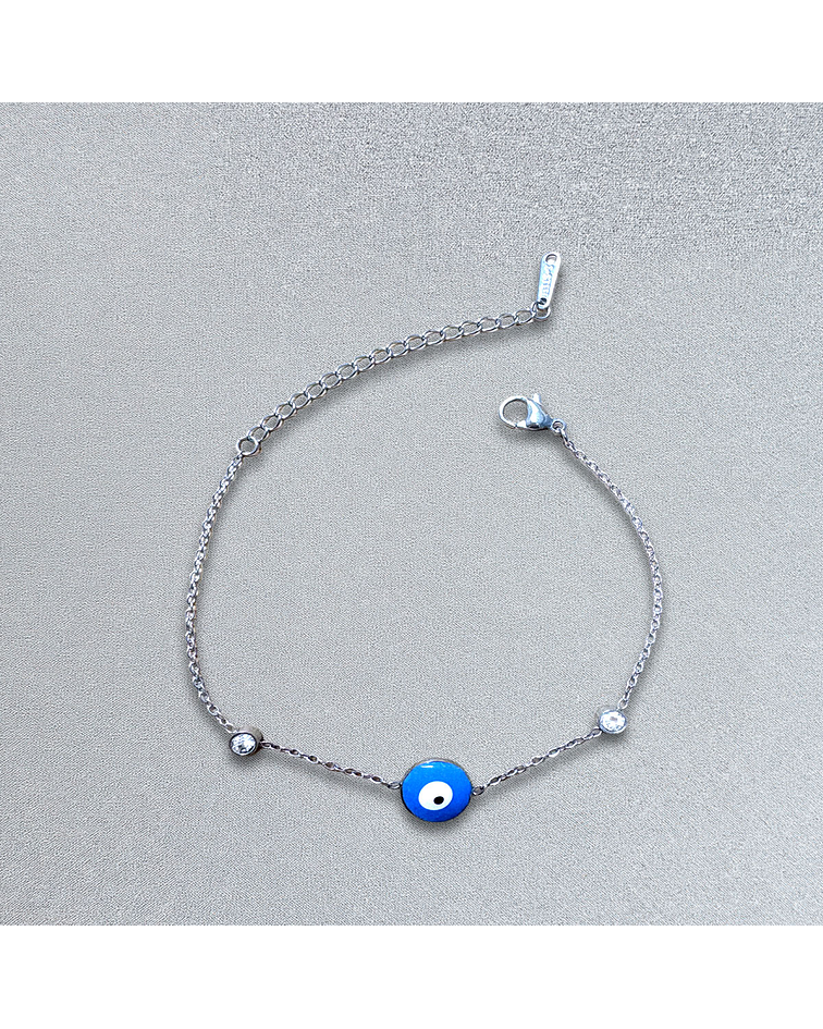 Brazalete / Tobillera de Acero inoxidable Tercer ojo delgado