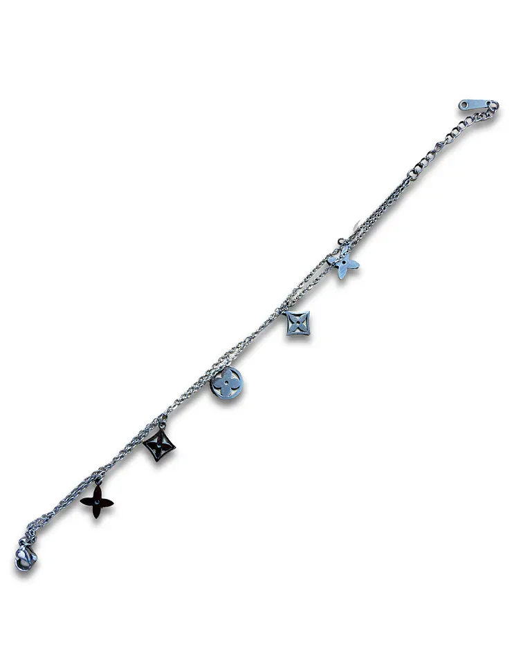 Brazalete de Acero inoxidable línea doble 