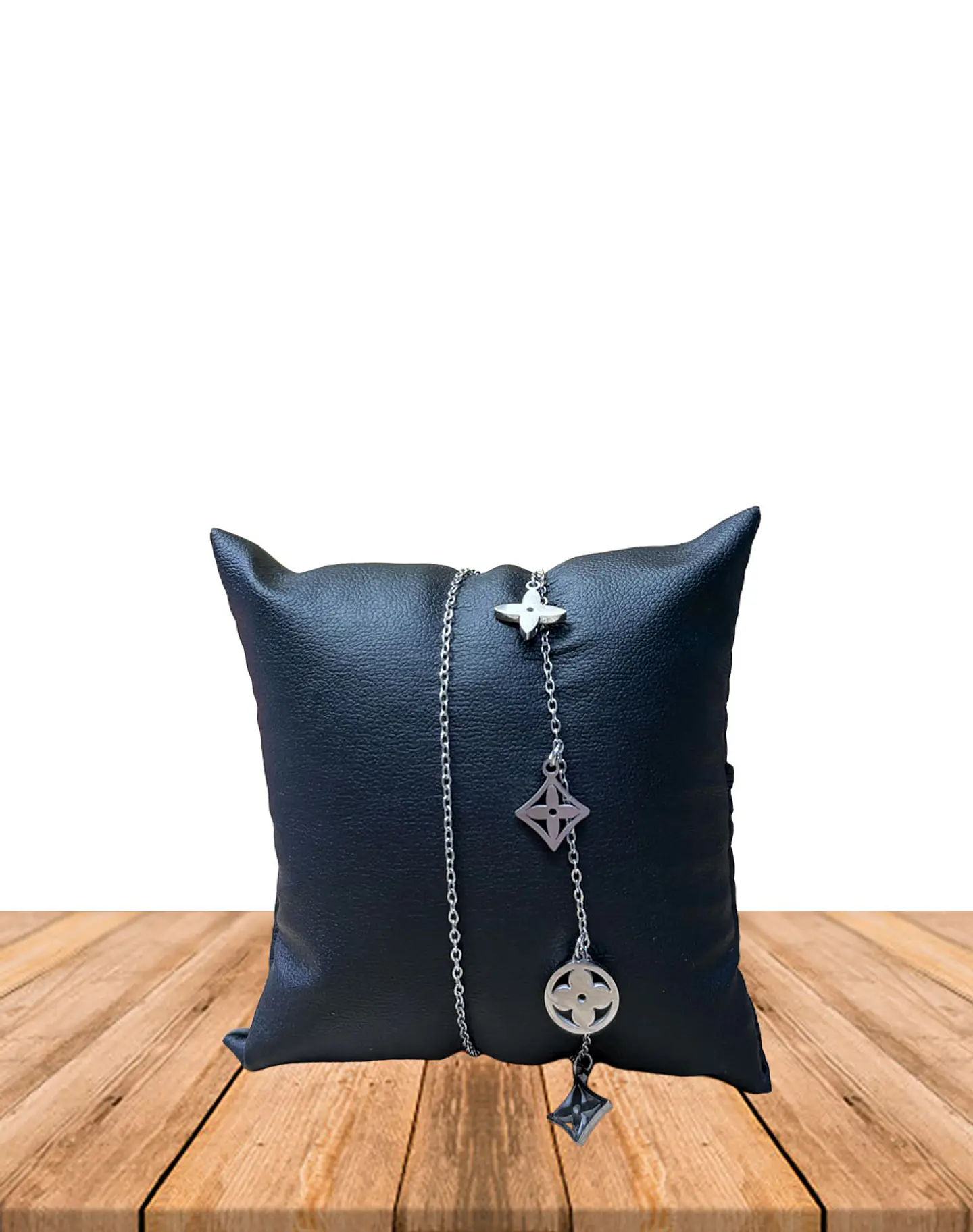 Brazalete de Acero inoxidable línea doble  2