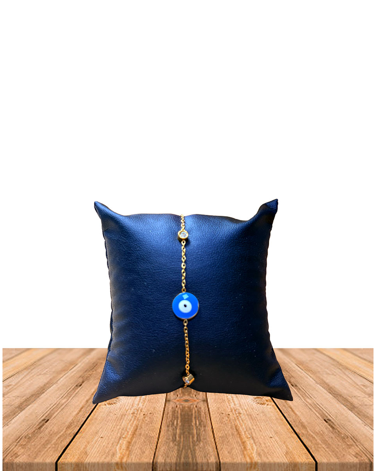 Brazalete / Tobillera de Acero inoxidable Tercer ojo delgado